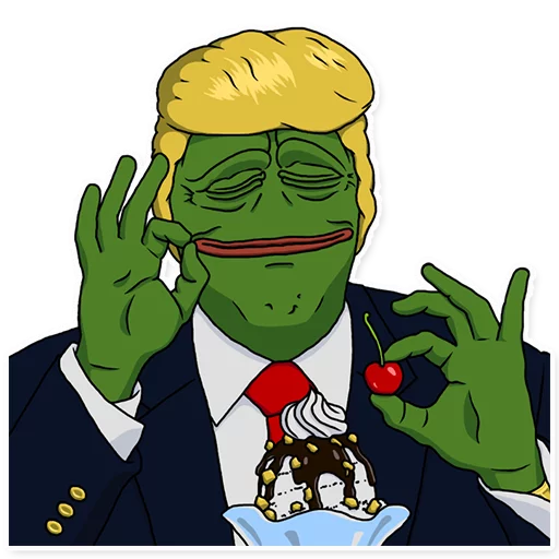 👌 Стикер «PepeTrump» для Telegram
