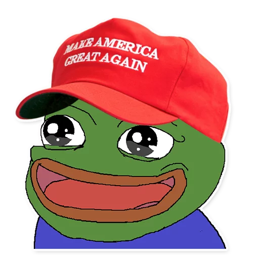 😆 Стикер «PepeTrump» для Telegram