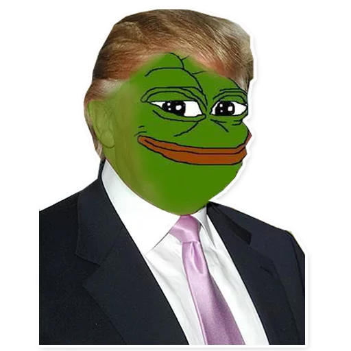 😜 Стикер «PepeTrump» для Telegram