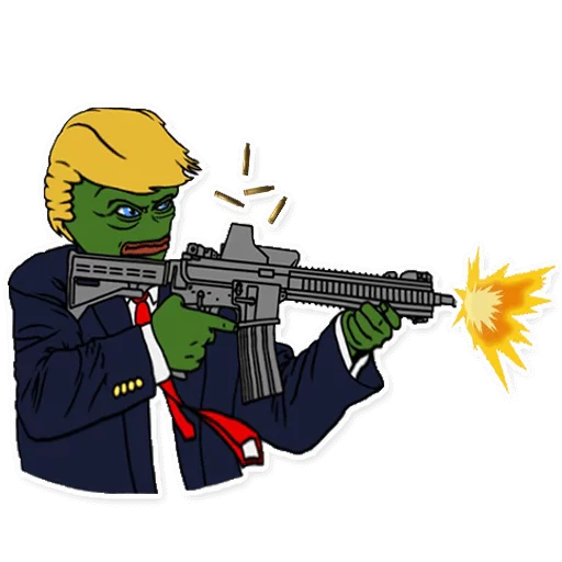 😡 Стикер «PepeTrump» для Telegram