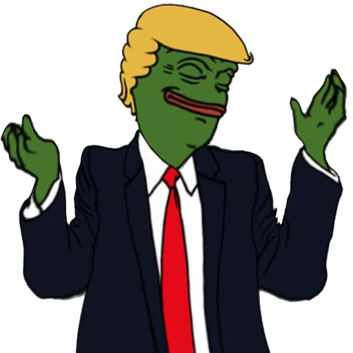 😆 Стикер «PepeTrump» для Telegram