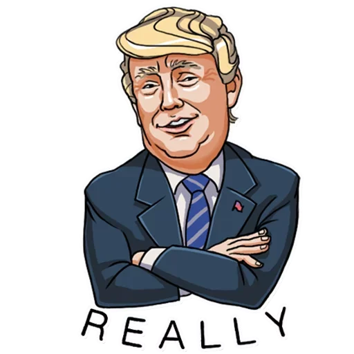 😐 Стикер «Trump» для Telegram
