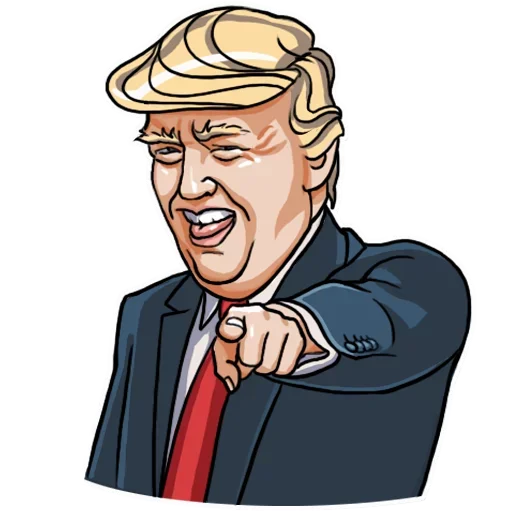 😜 Стикер «Trump» для Telegram