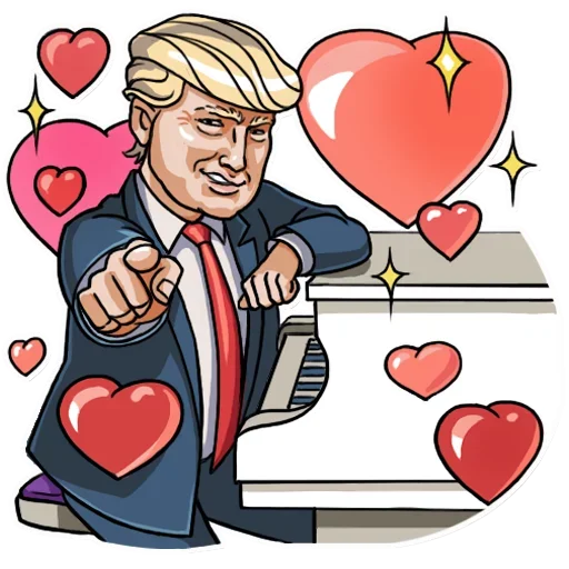😍 Стикер «Trump» для Telegram