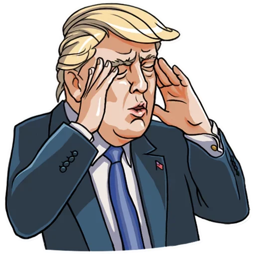 😰 Стикер «Trump» для Telegram