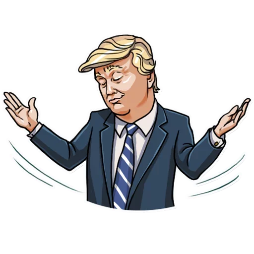 😐 Стикер «Trump» для Telegram
