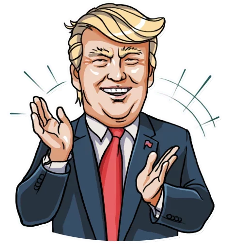 👏 Стикер «Trump» для Telegram