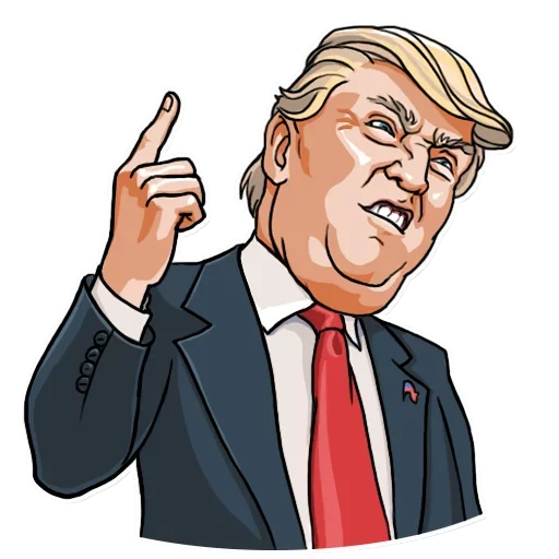☝ Стикер «Trump» для Telegram