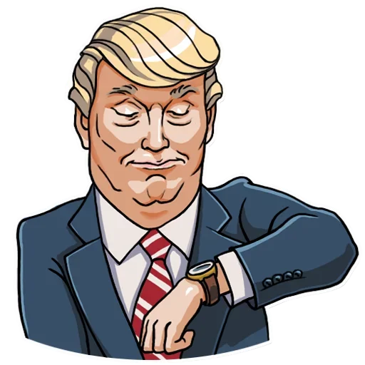 ⏰ Стикер «Trump» для Telegram