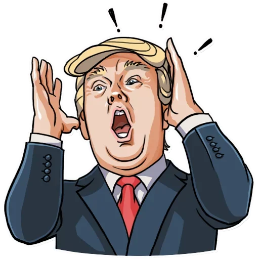 😲 Стикер «Trump» для Telegram
