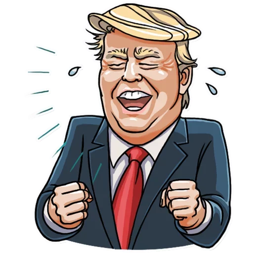 Стикерпак Trump для Telegram