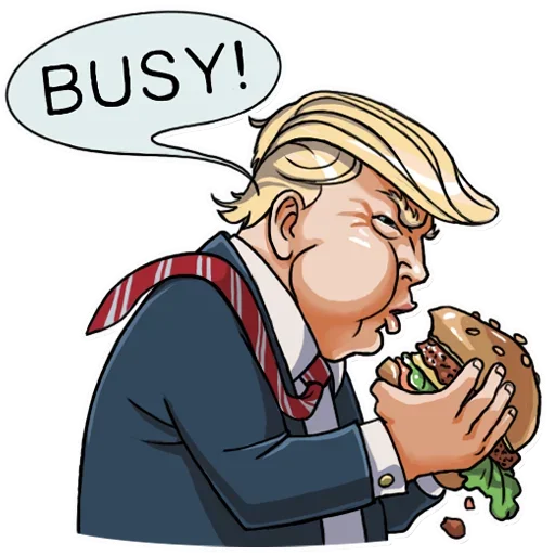 🍔 Стикер «Trump» для Telegram