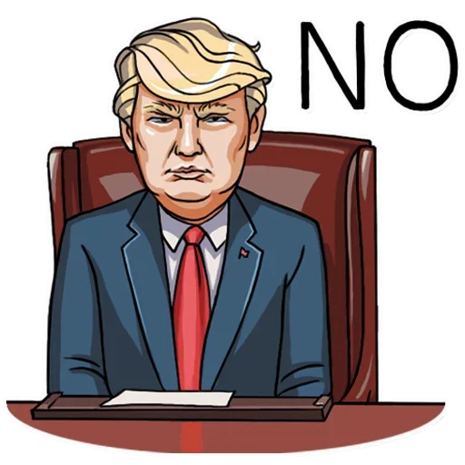 🙁 Стикер «Trump» для Telegram