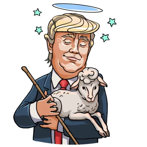 😇 Стикер «Trump» для Telegram