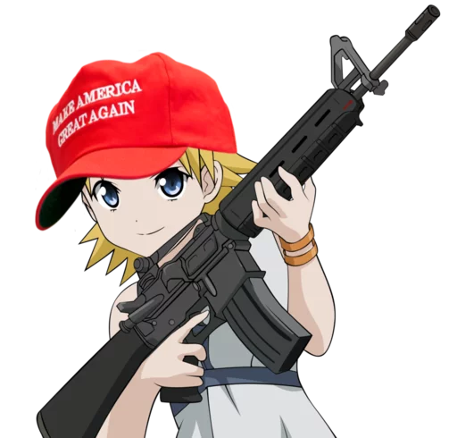 🔫 Стикер «Trumpu» для Telegram