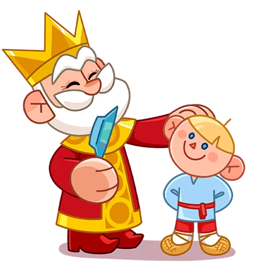 😊 Стикер «Царь Без Текста» для Telegram