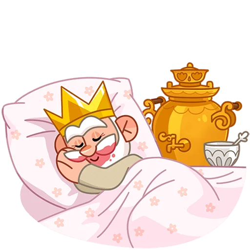 😴 Стикер «Царь Без Текста» для Telegram