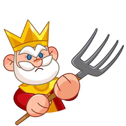 🍴 Стикер «Царь Без Текста» для Telegram