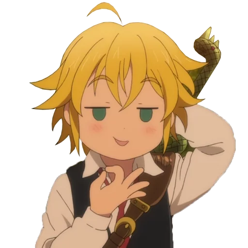 😏 Стикер «Nanatsu no Taizai» для Telegram