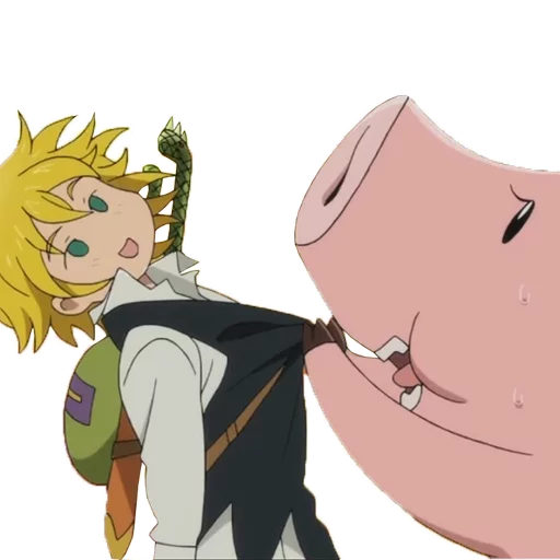🐷 Стикер «Nanatsu no Taizai» для Telegram