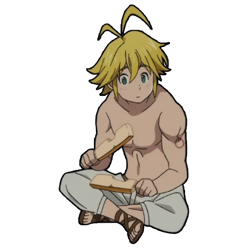 😦 Стикер «Nanatsu no Taizai» для Telegram