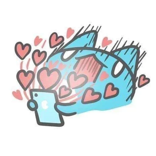 💙 Стикер «~ TSE LIUBOV ~» для Telegram