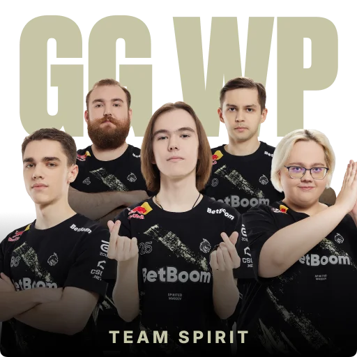 👍 Стикер «Team Spirit CS2» для Telegram
