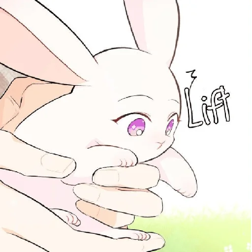 🤗 Стикер «The Symbiotic Relashionship between a rabbit and a black panther» для Telegram