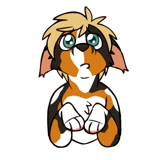 😢 Стикер «Tsuki Animated!» для Telegram
