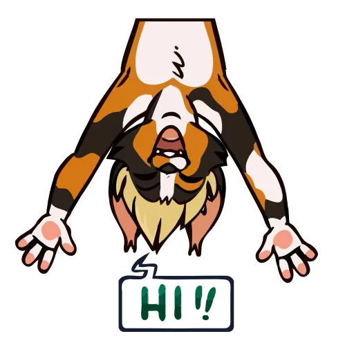 👋 Стикер «Tsuki Animated!» для Telegram