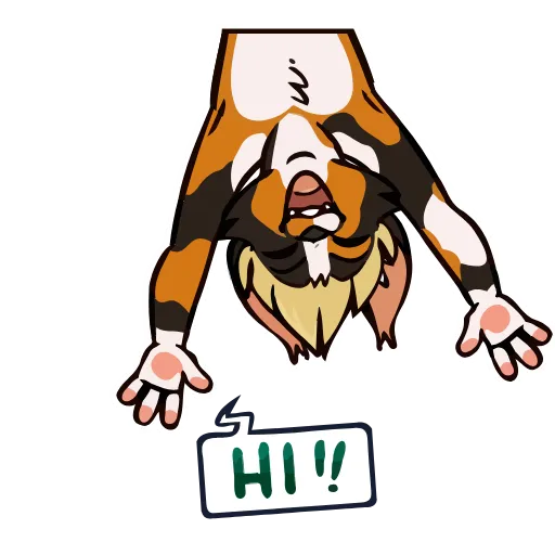 👋 Стикер «Tsuki Animated!» для Telegram