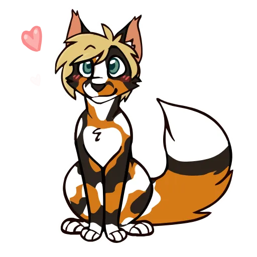 Стикерпак Tsuki Animated! для Telegram