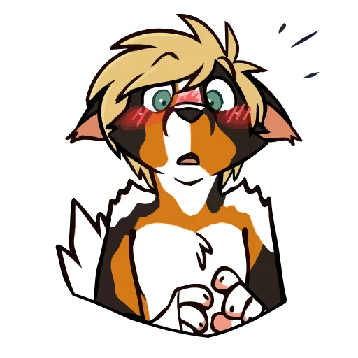 😳 Стикер «Tsuki Animated!» для Telegram