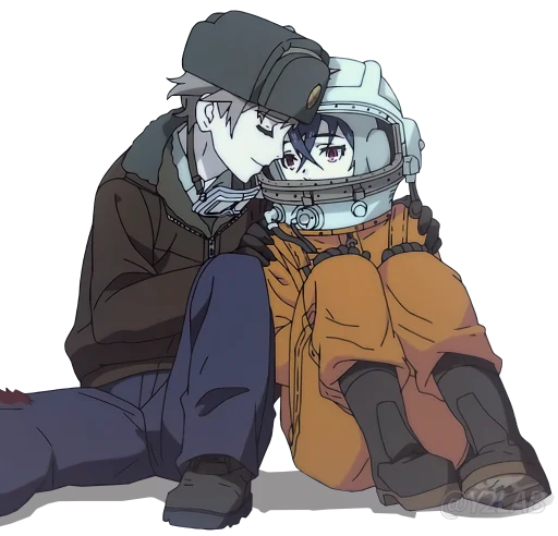 🫂 Стикер «Tsuki to Laika to Nosferatu» для Telegram