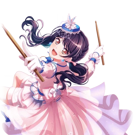 🫶 Стикер «Futaba Tsukushi» для Telegram