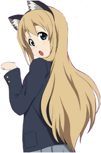 😽 Стикер «tsumugi kotobuki» для Telegram