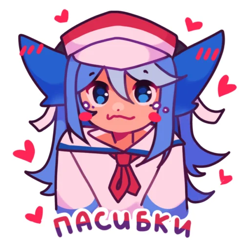 🥰 Стикер «цуни» для Telegram