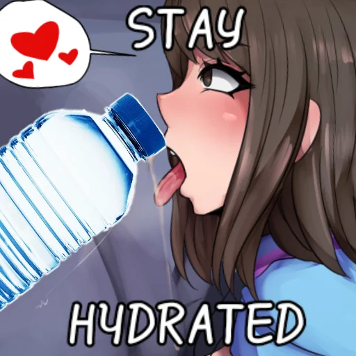 💦 Стикер «Tsuyomayo moment» для Telegram