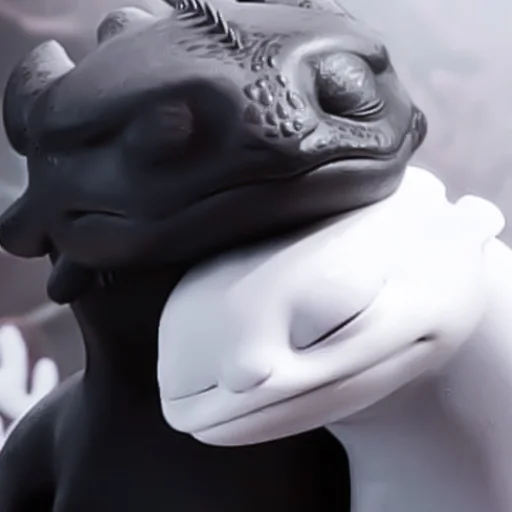 🗞 Стикер «، ⃕ toothless&day fury» для Telegram
