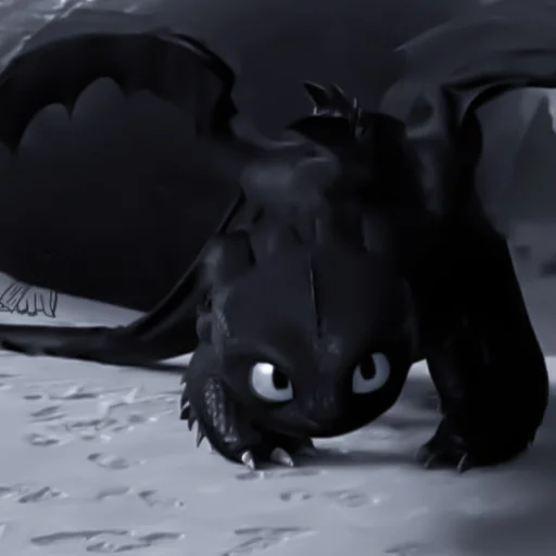 🗞 Стикер «، ⃕ toothless&day fury» для Telegram
