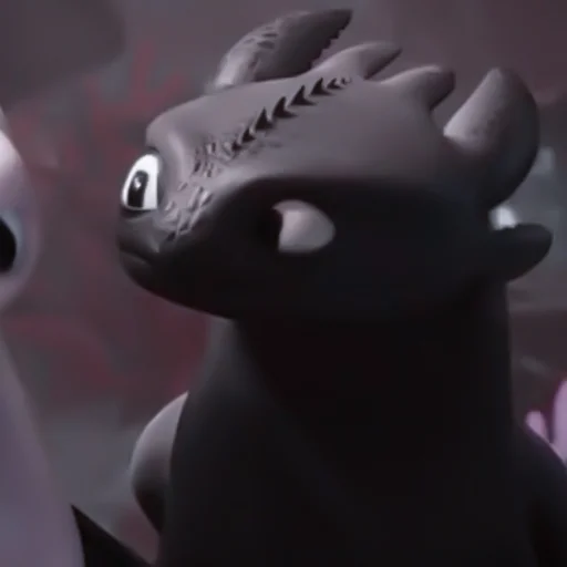 🗞 Стикер «، ⃕ toothless&day fury» для Telegram