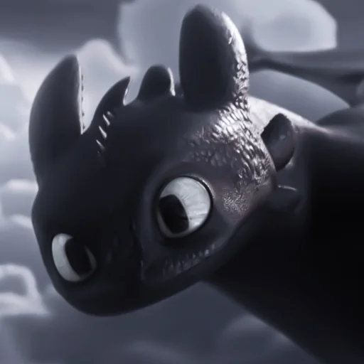 🗞 Стикер «، ⃕ toothless&day fury» для Telegram