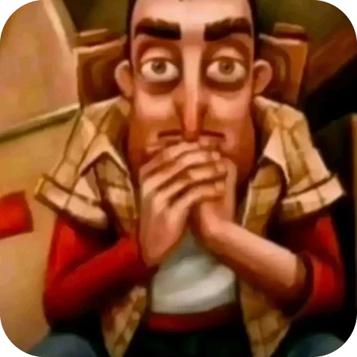 🫥 Стикер «больше» для Telegram