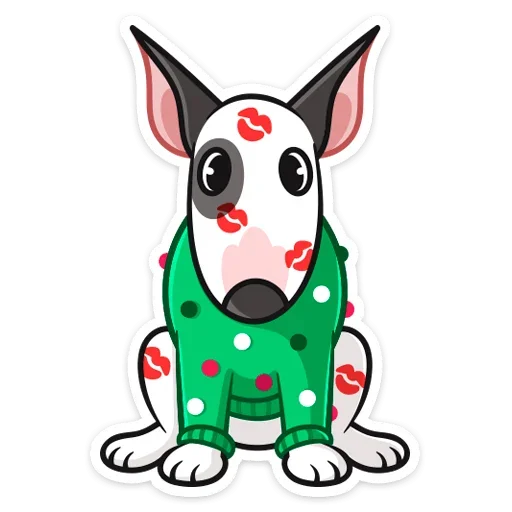 😘 Стикер «Новогодний Такер» для Telegram