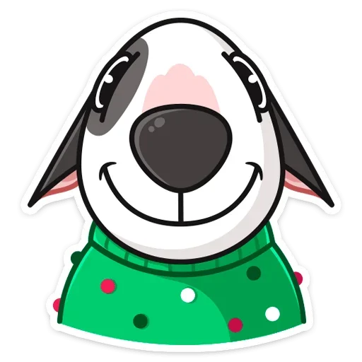 ☺️ Стикер «Новогодний Такер» для Telegram