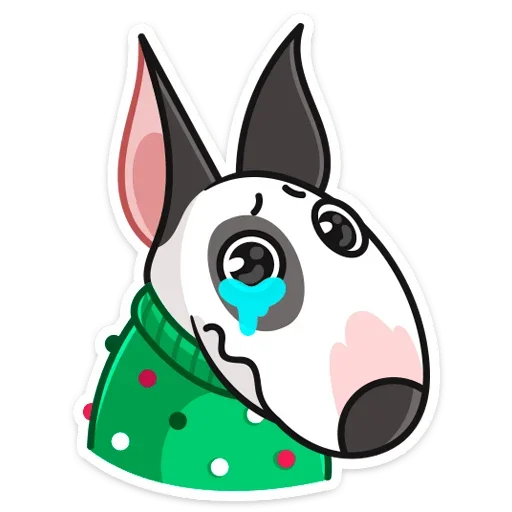 😭 Стикер «Новогодний Такер» для Telegram