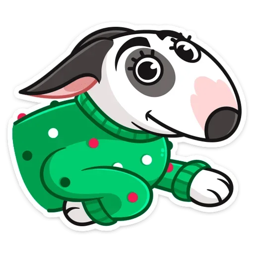 ☺️ Стикер «Новогодний Такер» для Telegram
