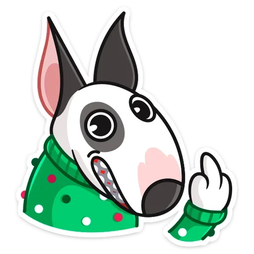 🖕 Стикер «Новогодний Такер» для Telegram