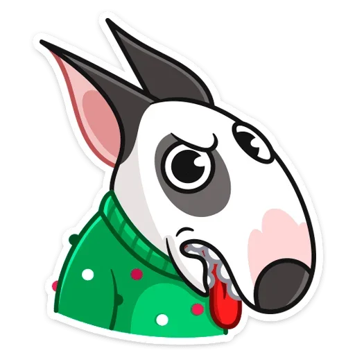 😛 Стикер «Новогодний Такер» для Telegram