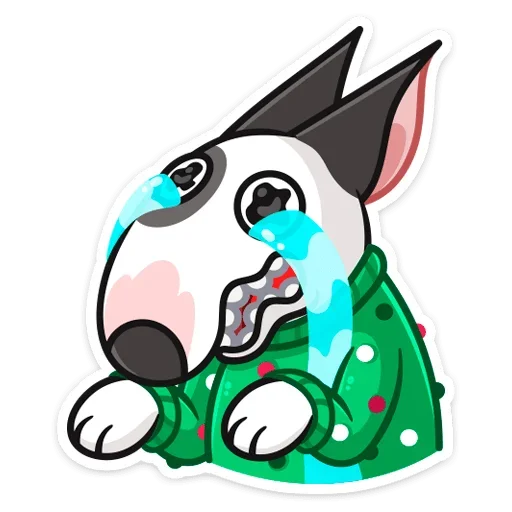 😭 Стикер «Новогодний Такер» для Telegram